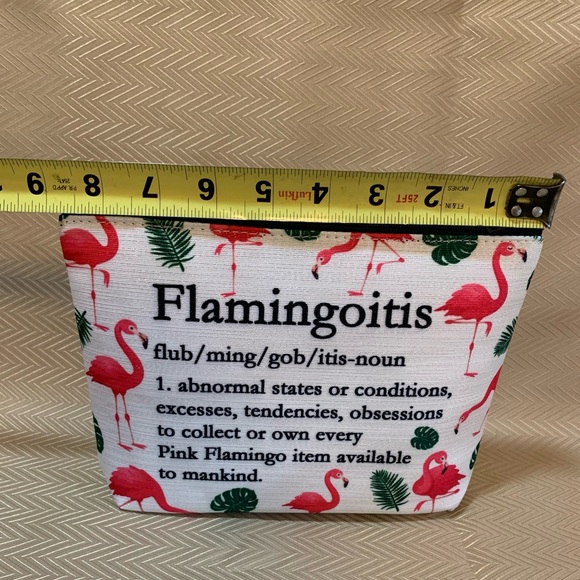 Flamingo Makeup/ Travel Bag - Picture 5 of 9